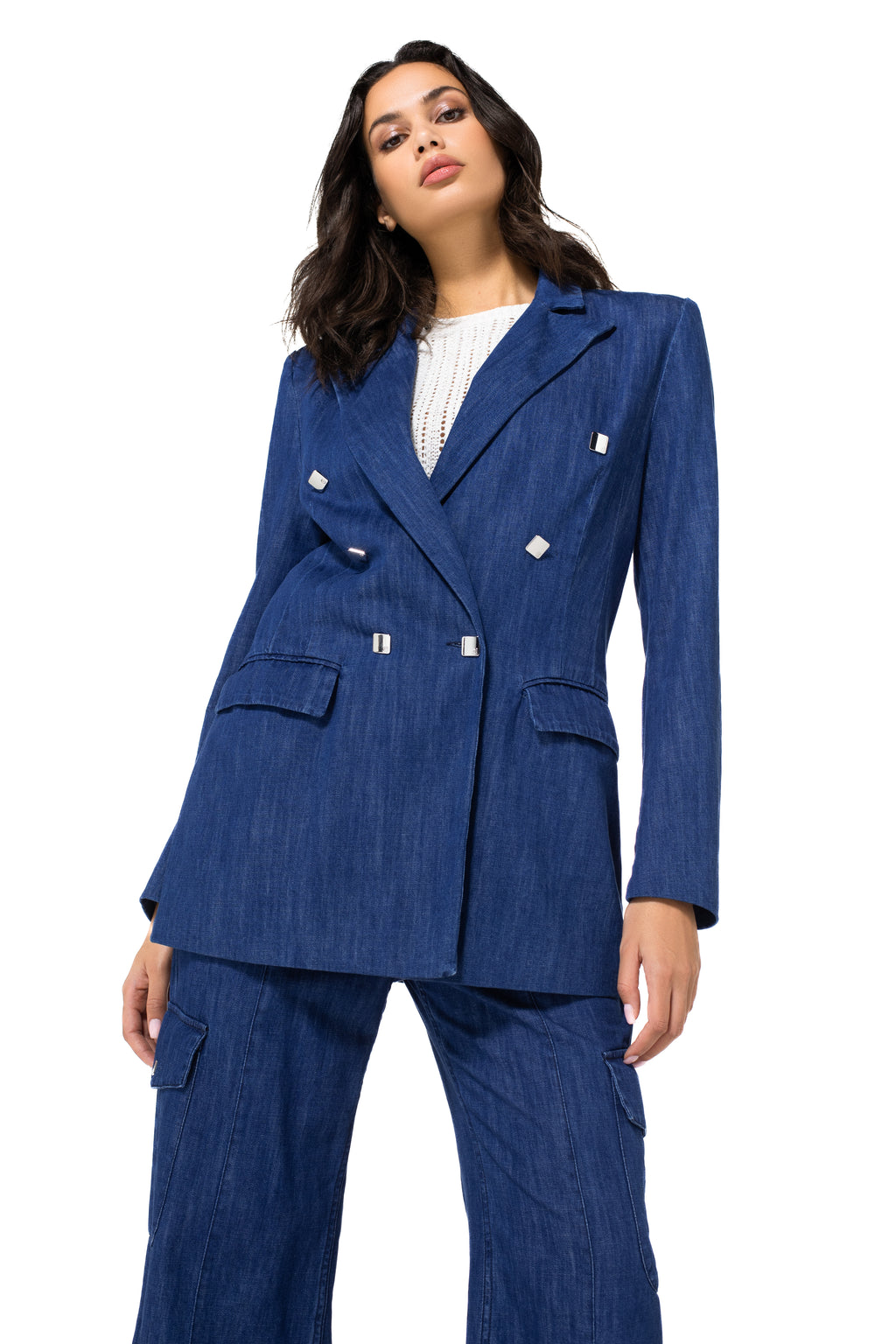 Blazers blauw Caroline Biss