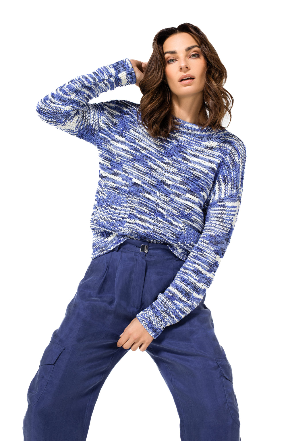 Pulls blauw Caroline Biss