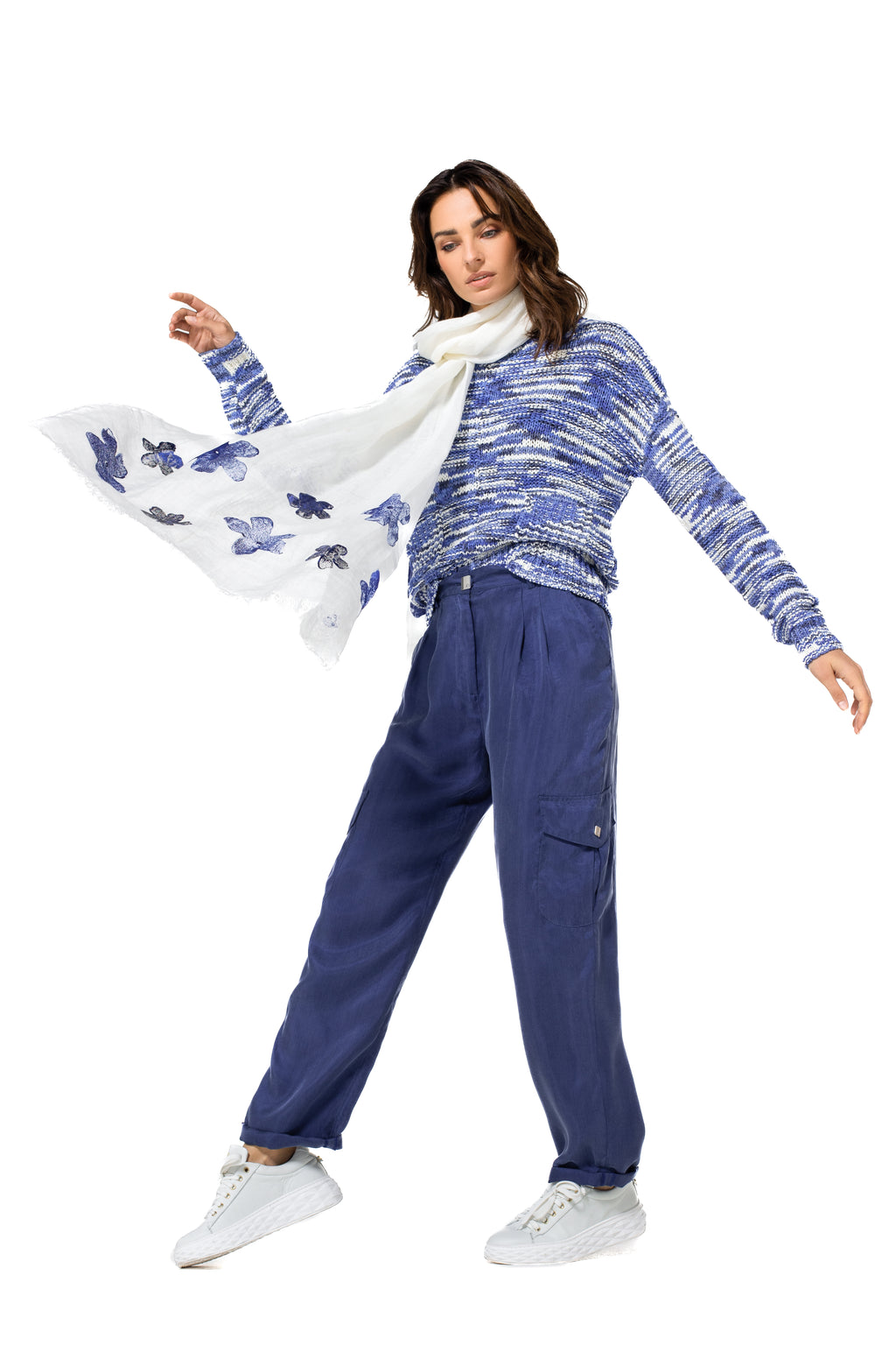 Pulls blauw Caroline Biss