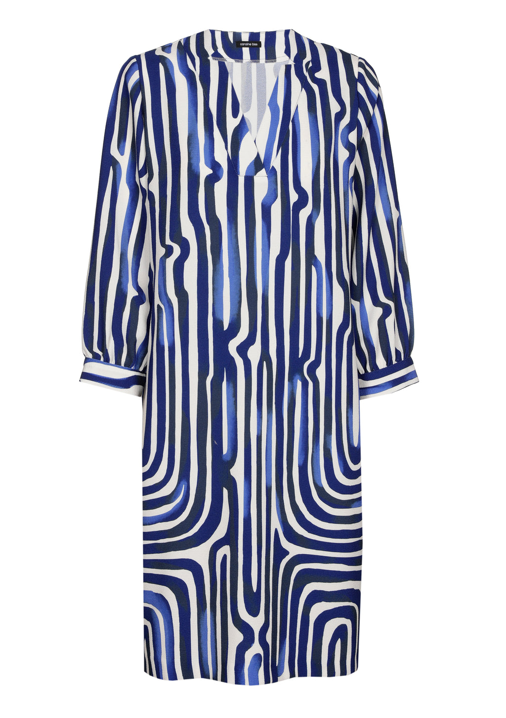 Jurken lange mouw multicolor Caroline Biss