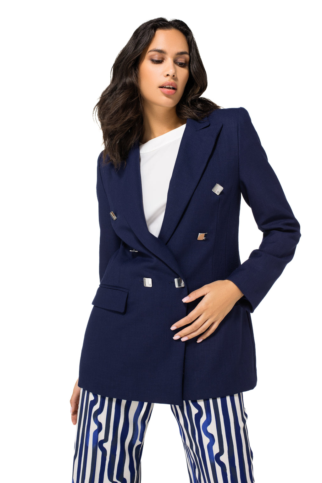 T-shirts korte mouw wit Caroline Biss