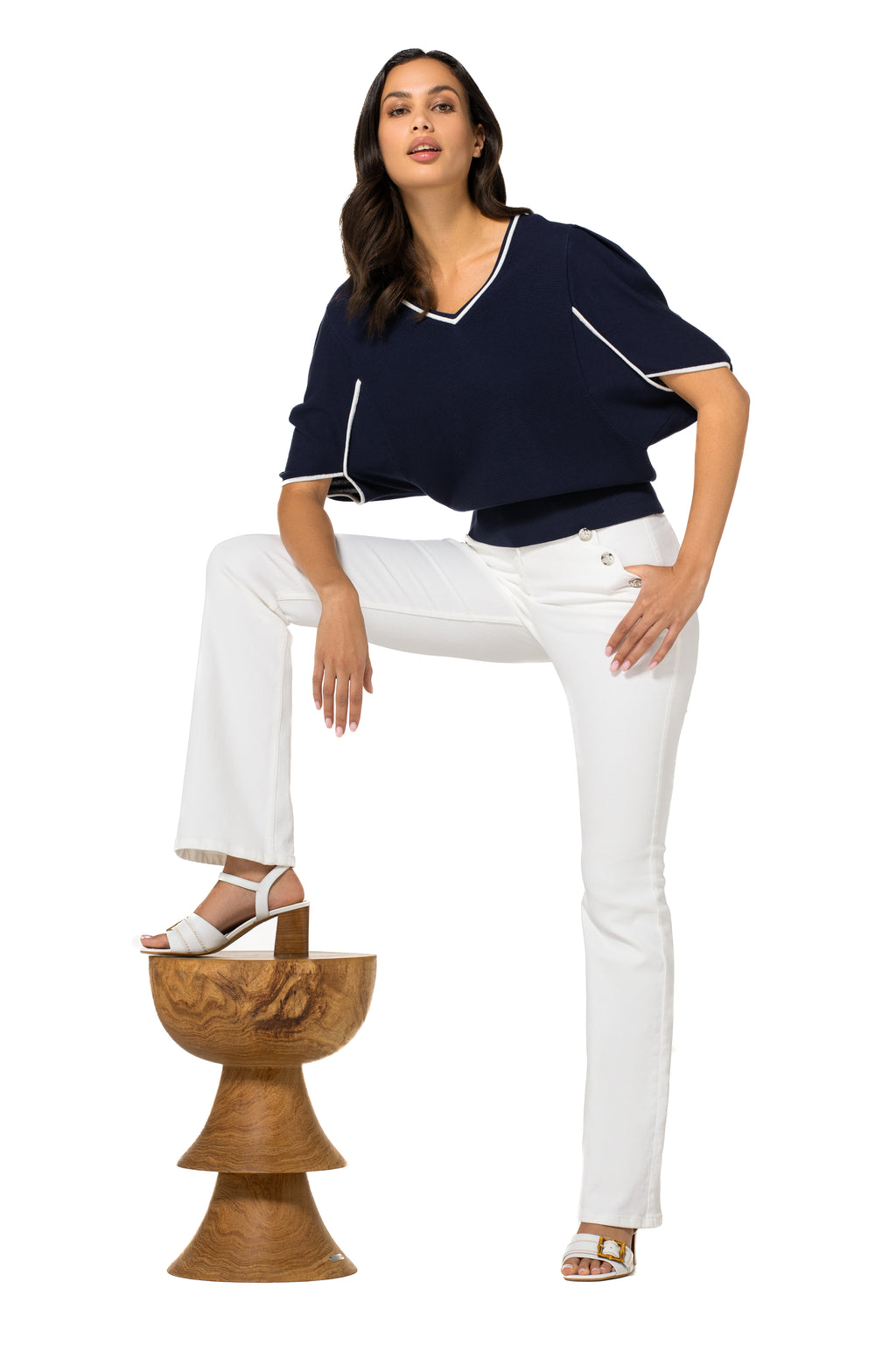 Pulls blauw Caroline Biss