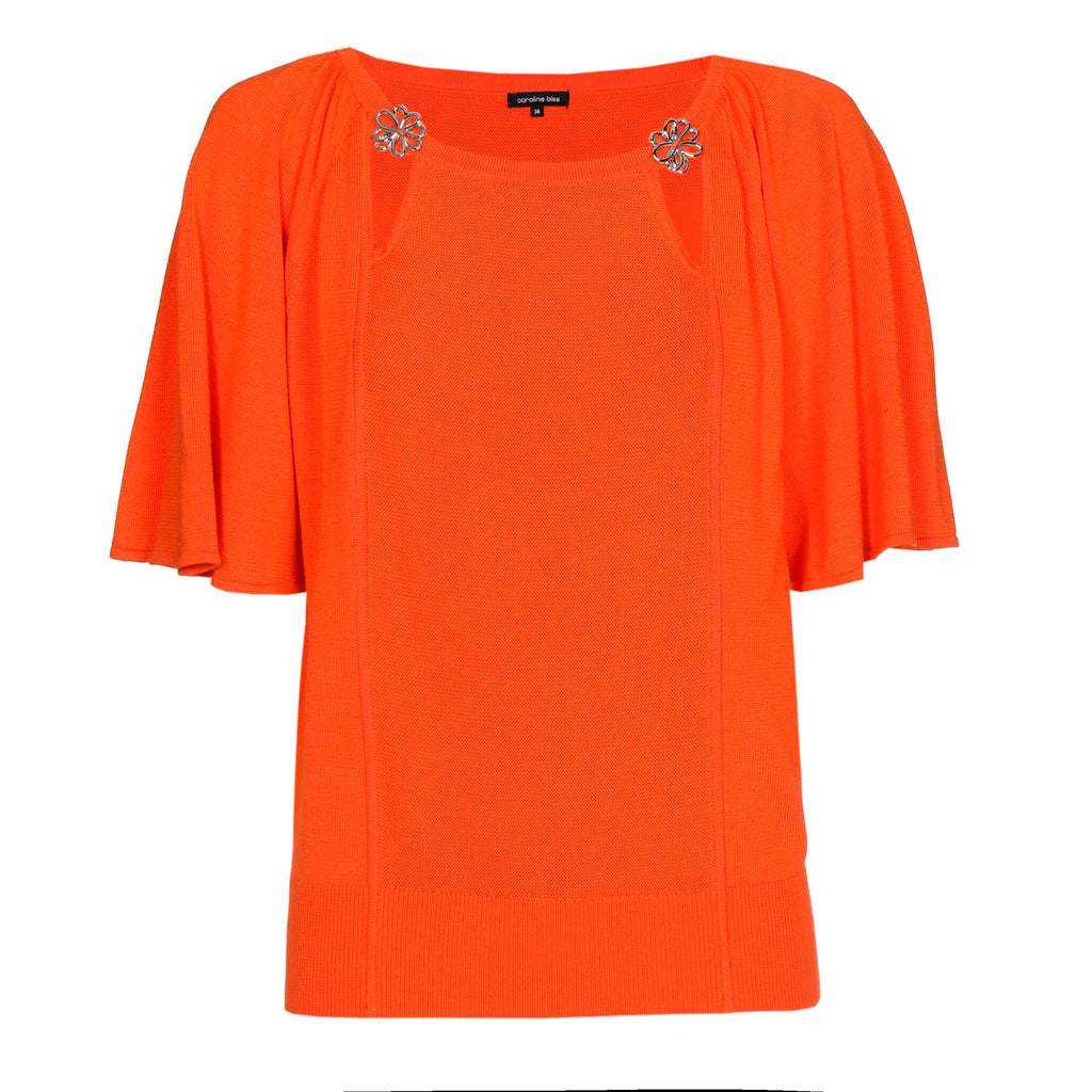 Pulls oranje Caroline Biss
