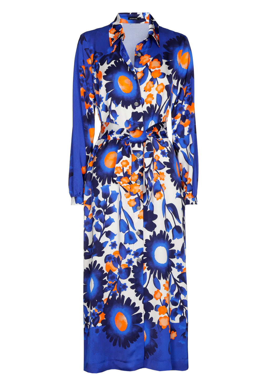 Jurken lange mouw multicolor Caroline Biss