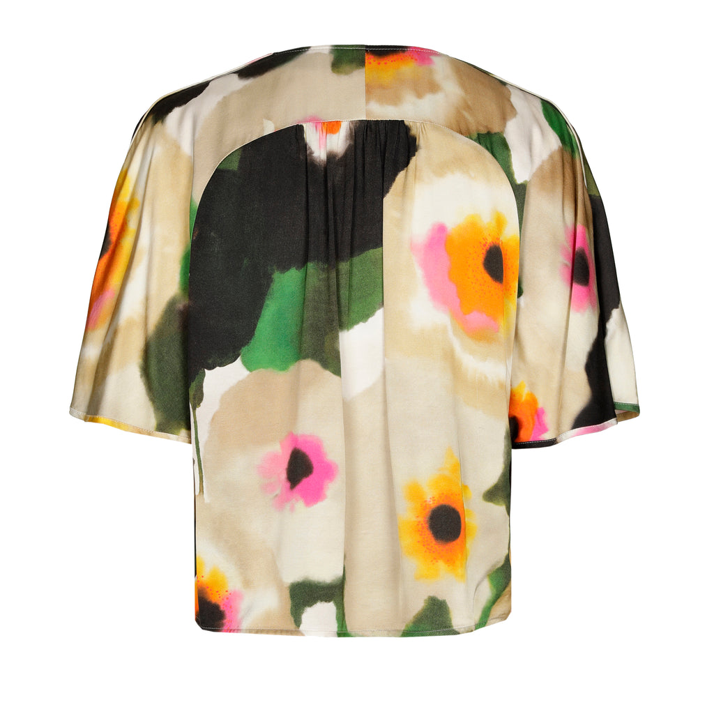 Blouses korte mouw multicolor Caroline Biss