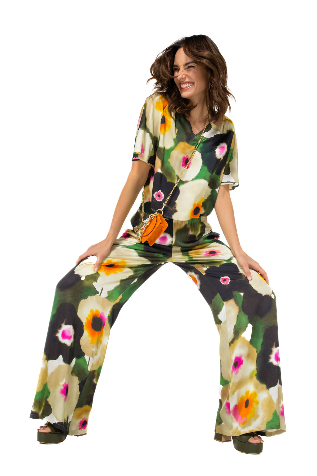 Blouses korte mouw multicolor Caroline Biss