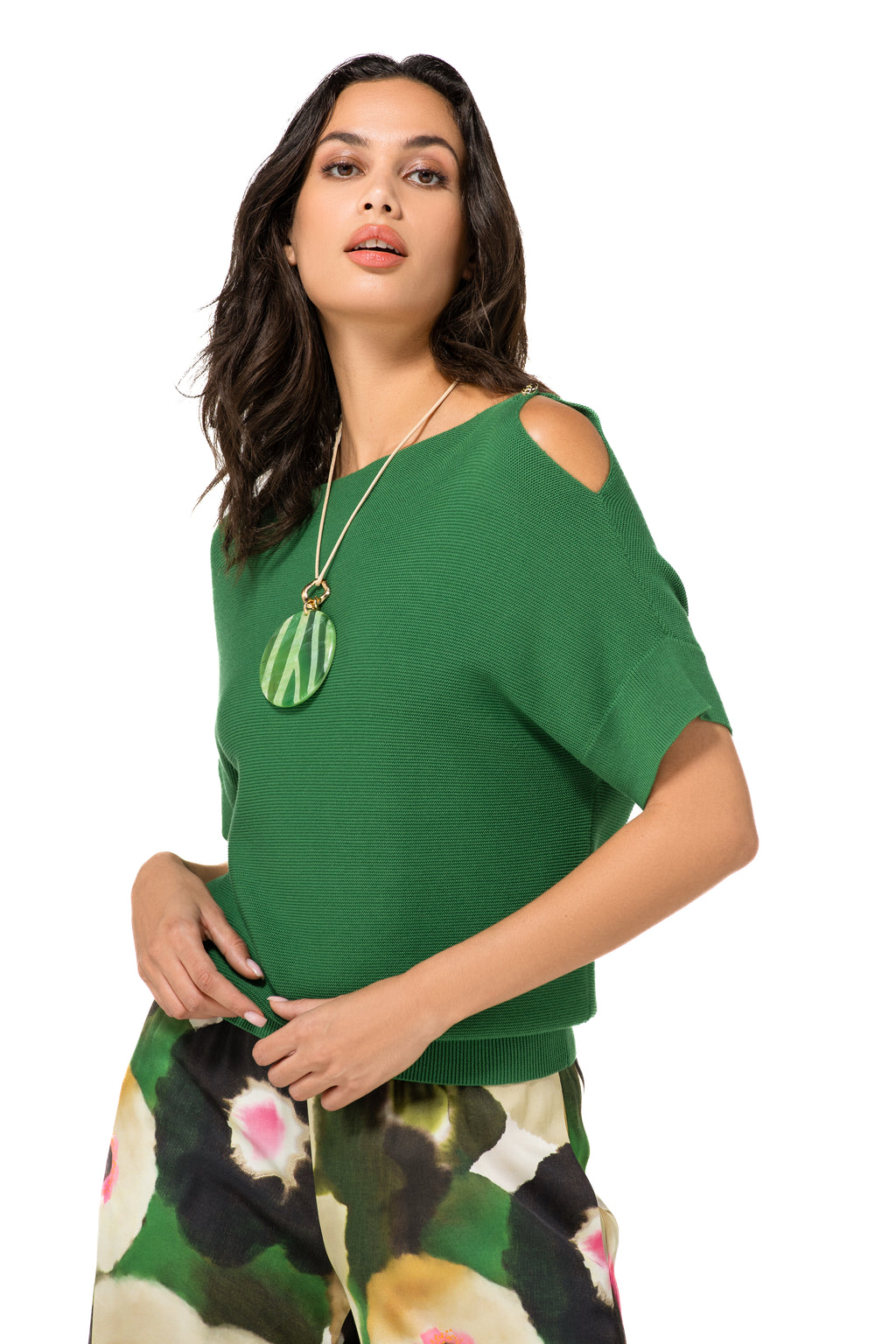 Pulls groen Caroline Biss