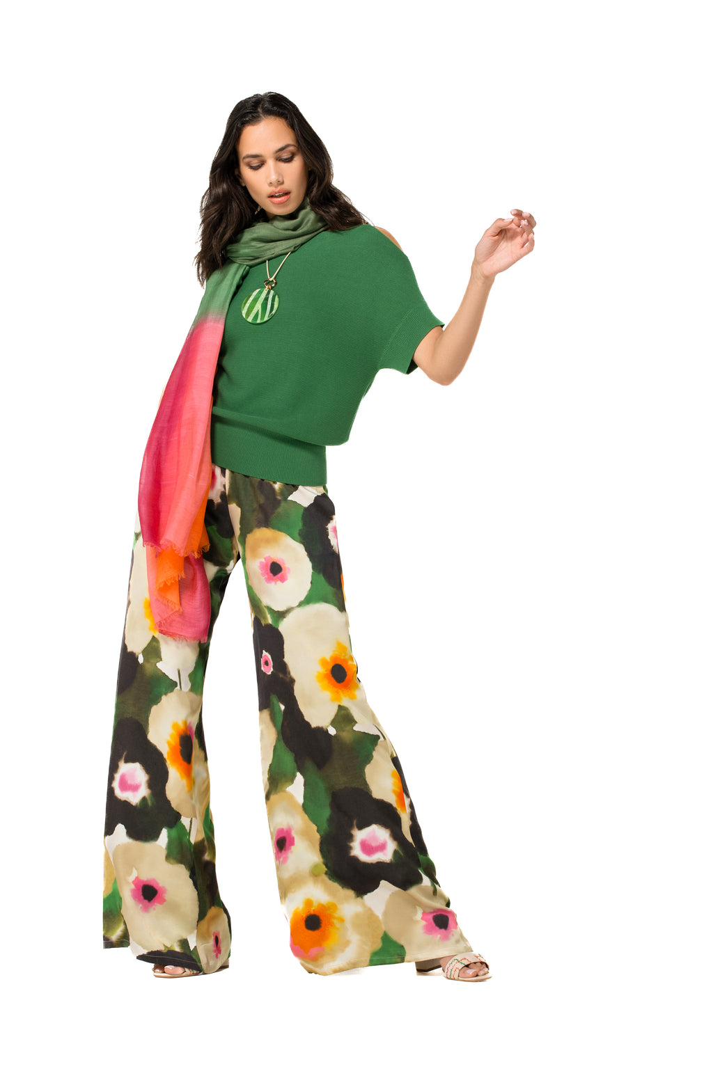 Pulls groen Caroline Biss