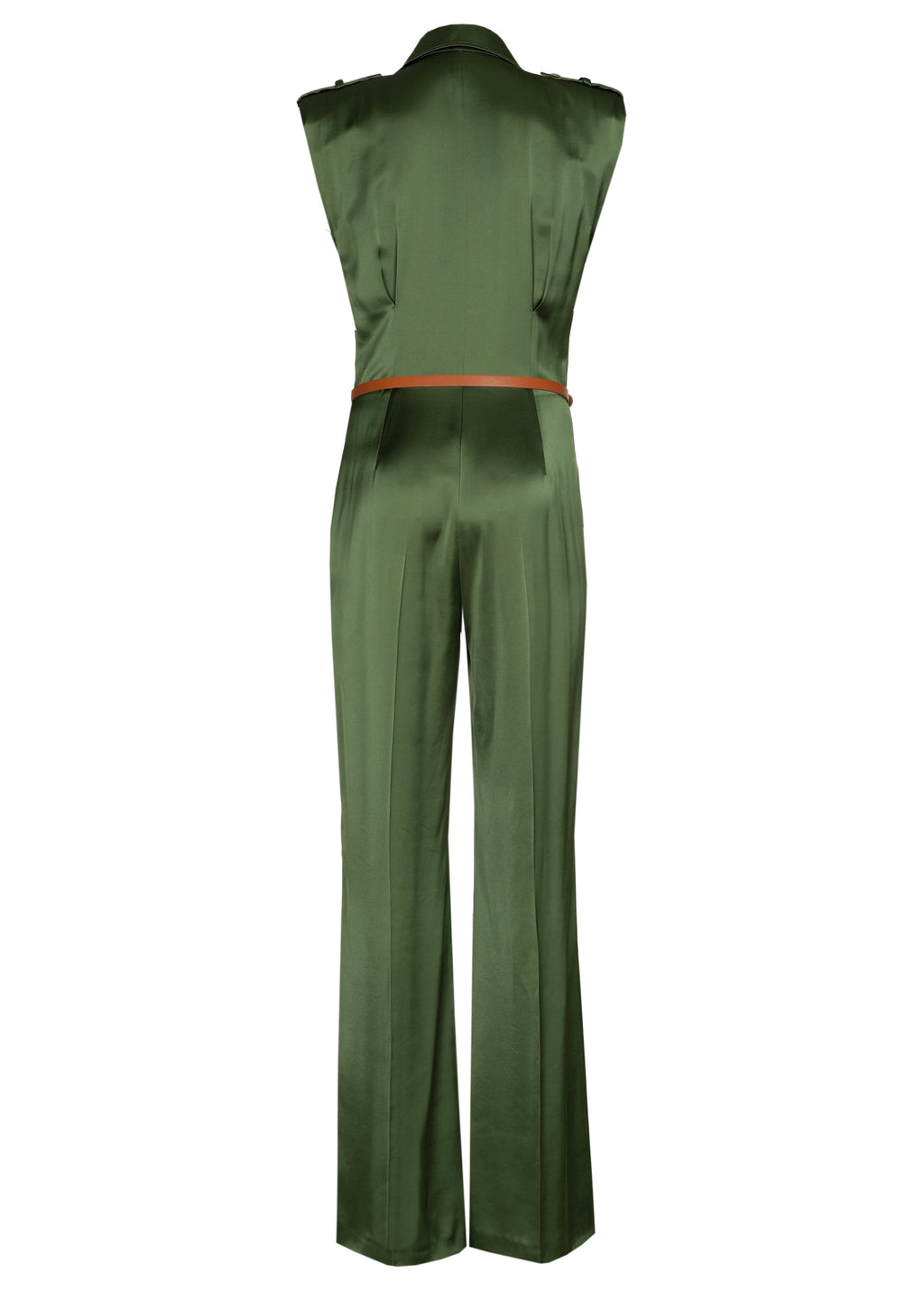 Jumpsuits korte mouw groen Caroline Biss