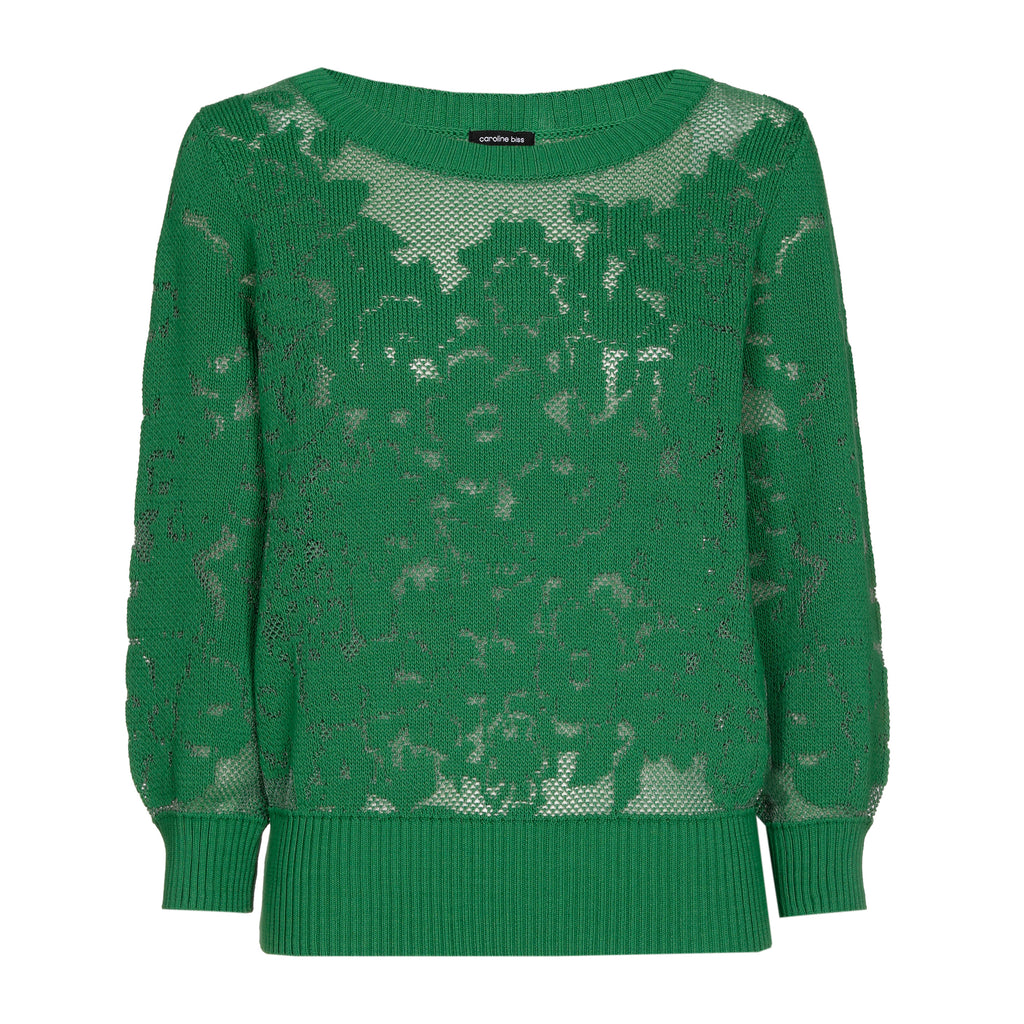 Pulls groen Caroline Biss