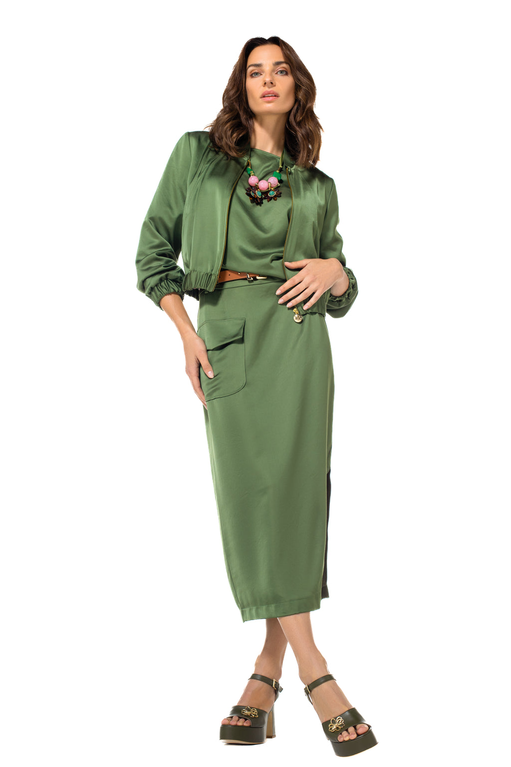Tops groen Caroline Biss