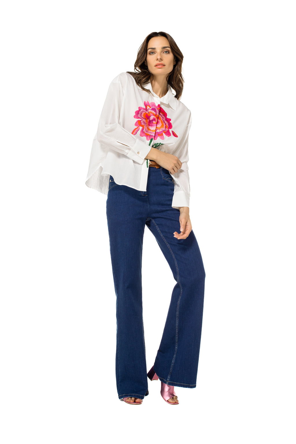 Blouses korte mouw multicolor Caroline Biss