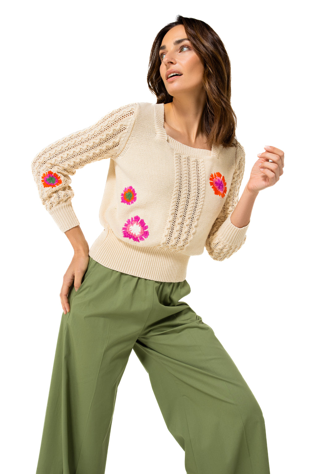 Pulls beige Caroline Biss