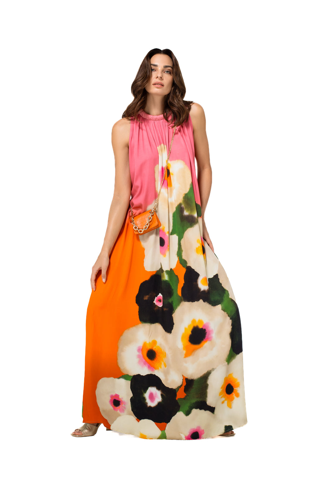 Jurken zonder mouw multicolor Caroline Biss