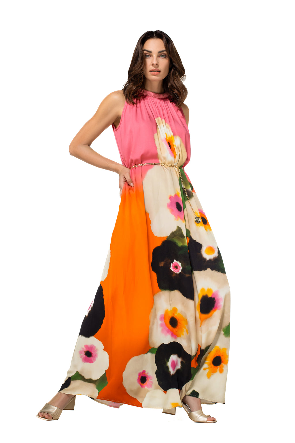 Jurken zonder mouw multicolor Caroline Biss