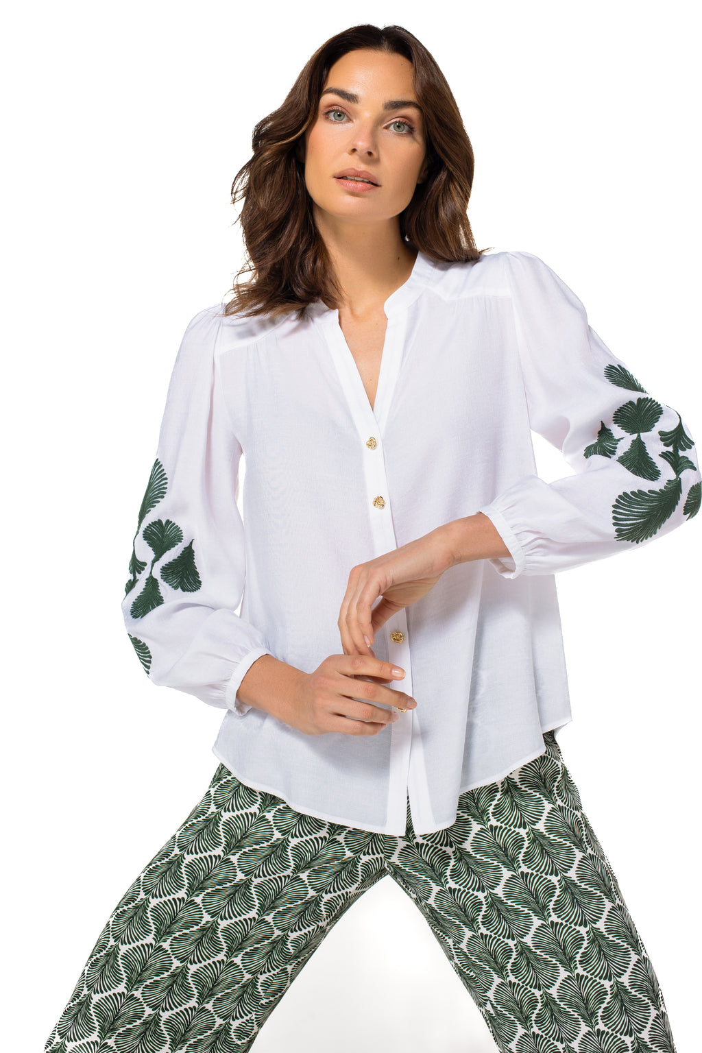 Blouses korte mouw multicolor Caroline Biss