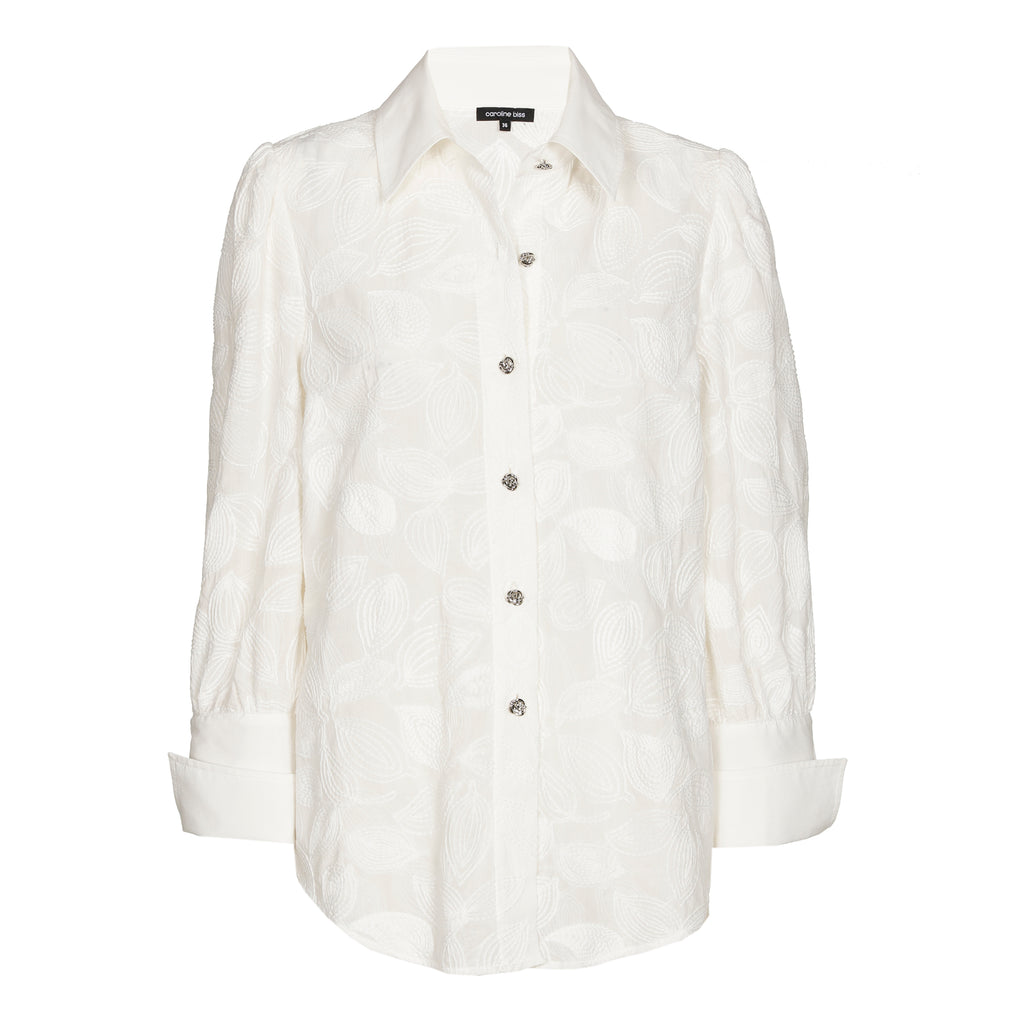 Blouses lange mouw wit Caroline Biss