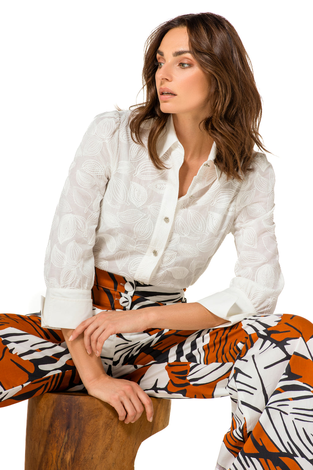 Blouses lange mouw wit Caroline Biss