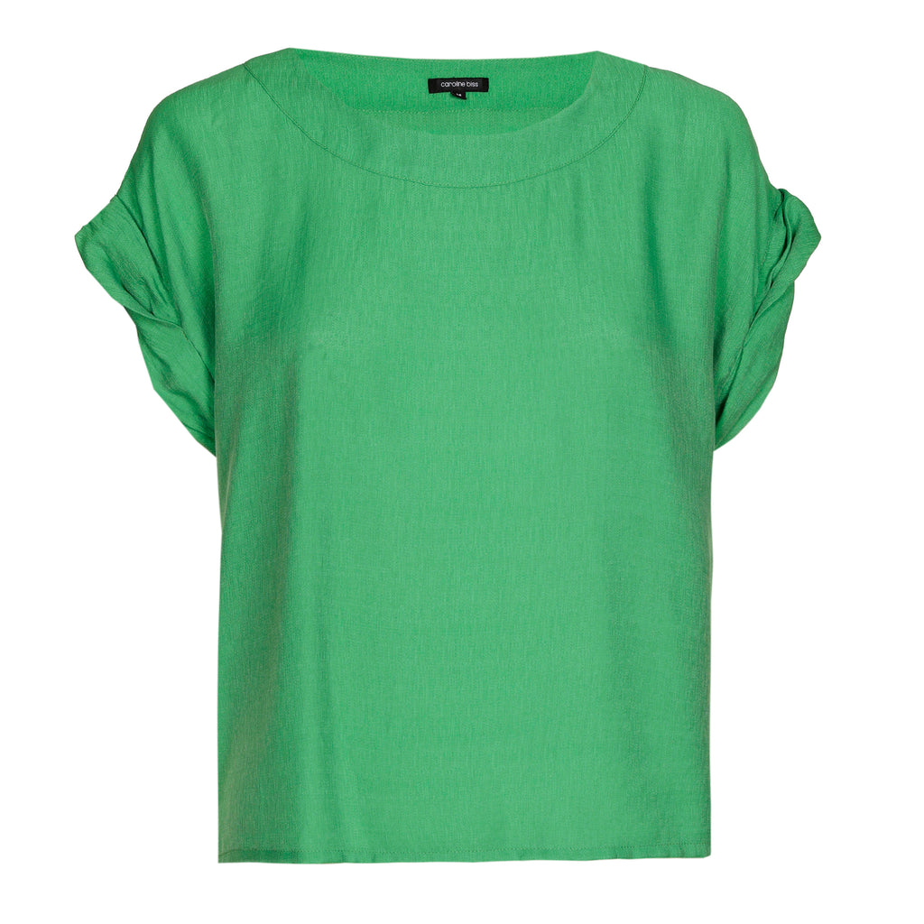 T-shirts korte mouw groen Caroline Biss