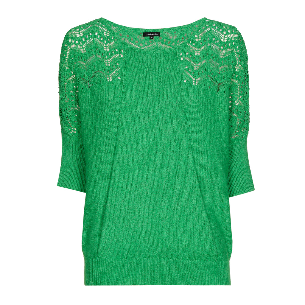 Pulls groen Caroline Biss