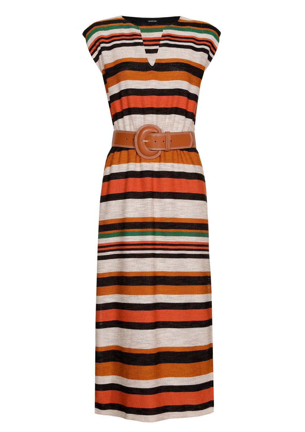 Jurken korte mouw multicolor Caroline Biss