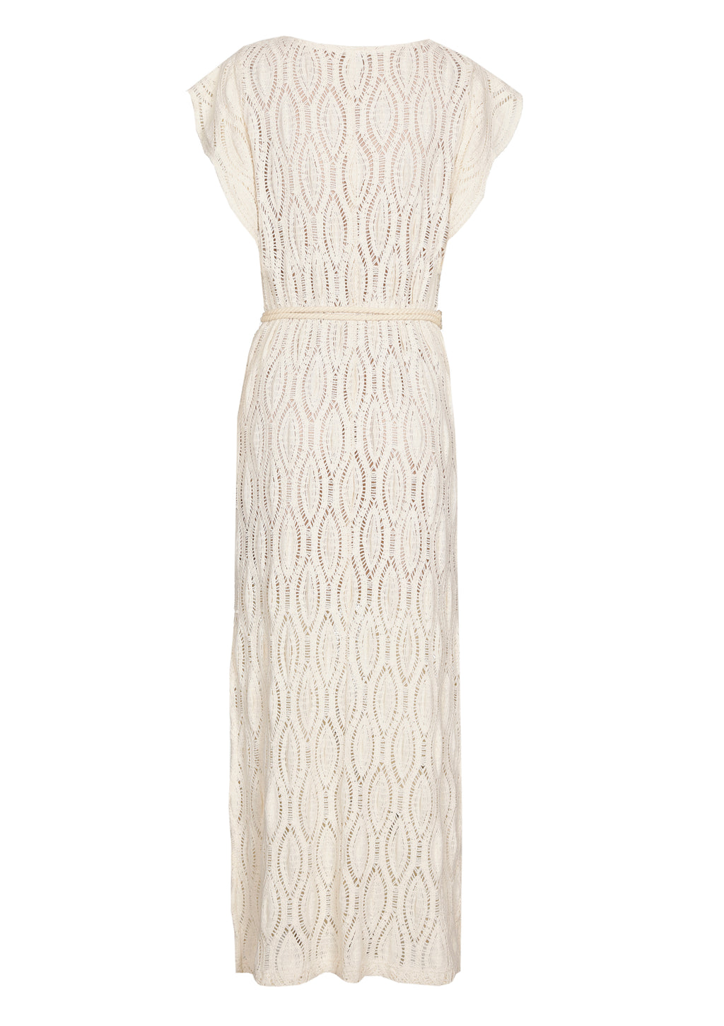 Jurken korte mouw beige Caroline Biss