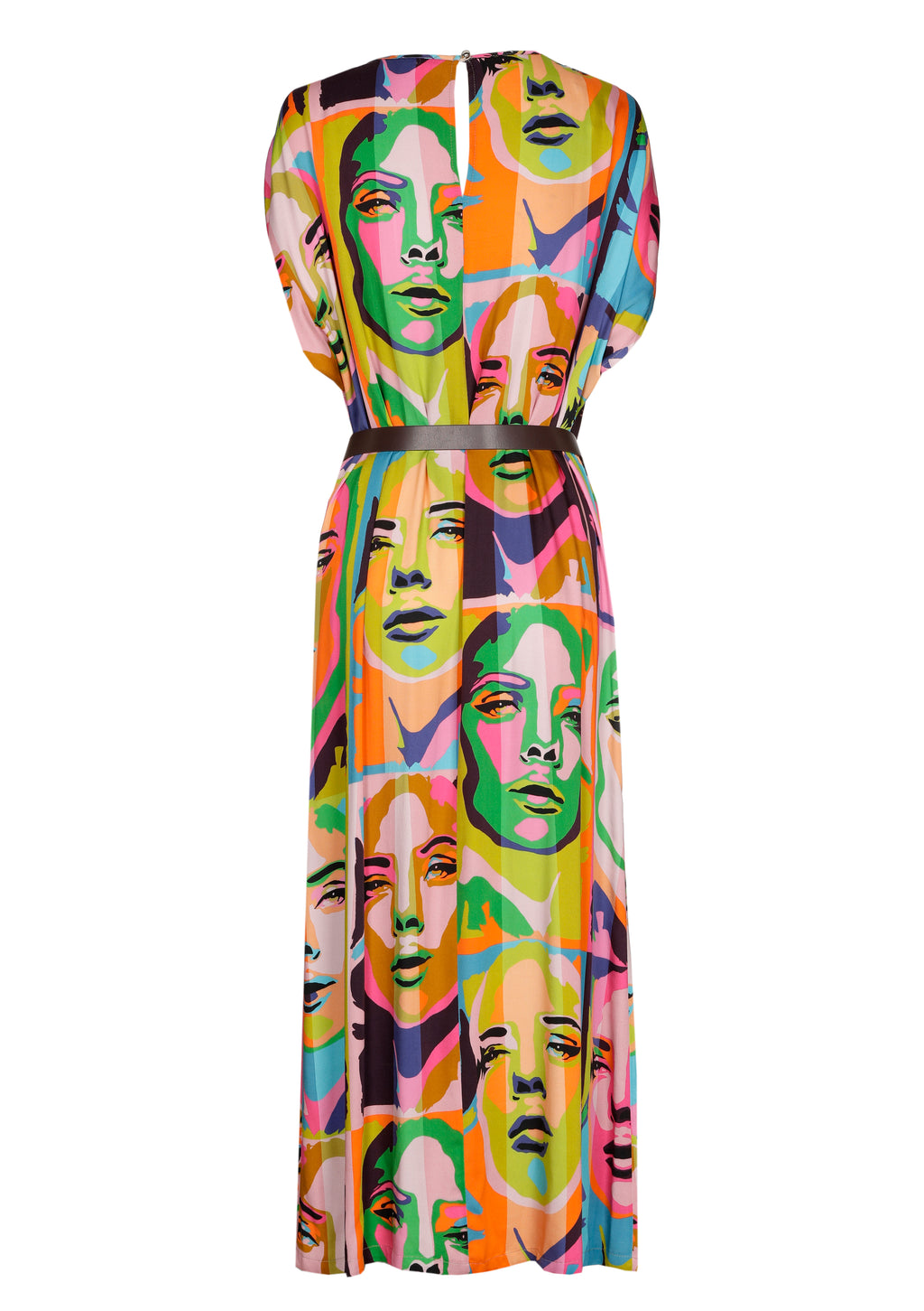 Jurken korte mouw multicolor Caroline Biss