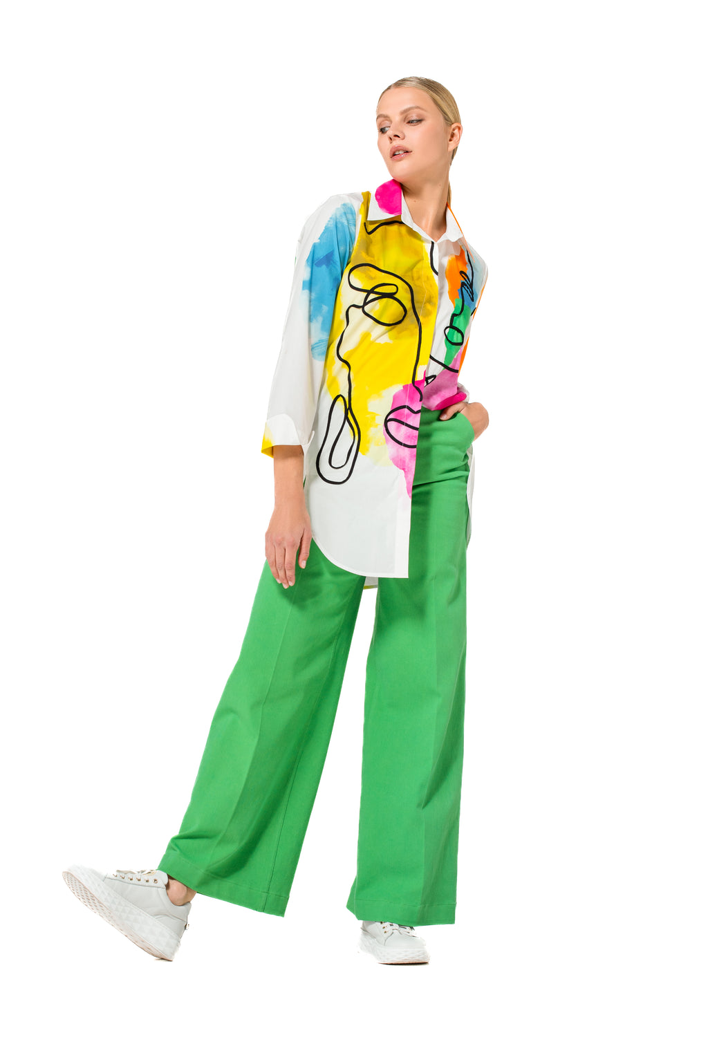 Blouses lange mouw multicolor Caroline Biss