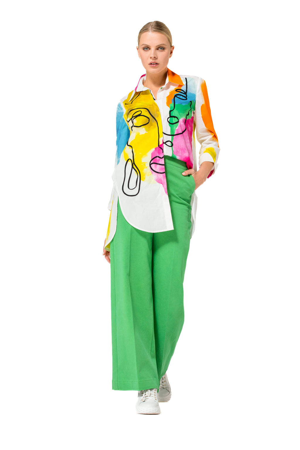 Blouses lange mouw multicolor Caroline Biss