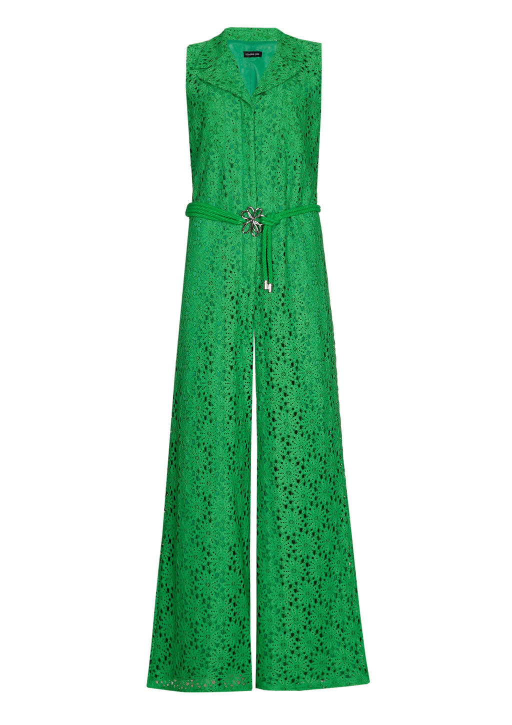 Jumpsuits korte mouw groen Caroline Biss