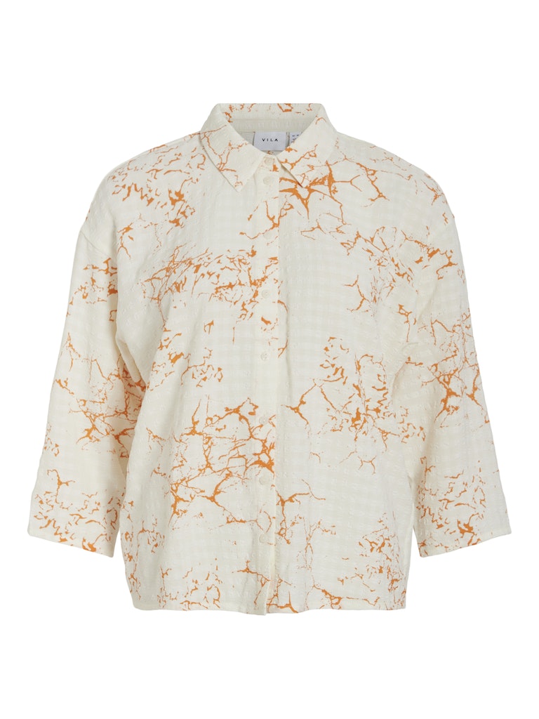 Blouses lange mouw oranje VILA