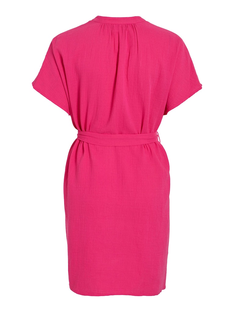 Jurken korte mouw roze VILA