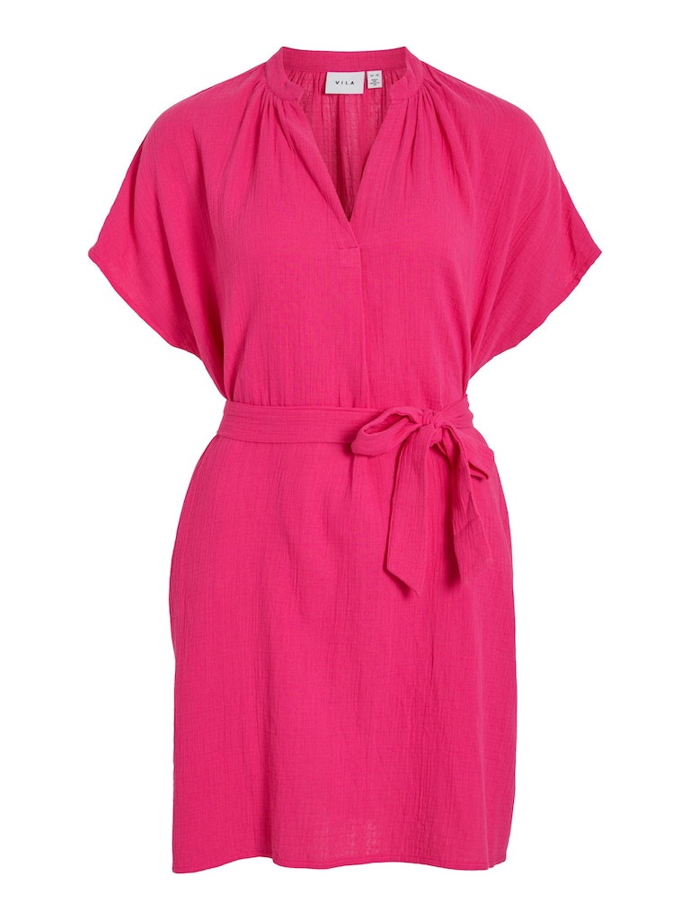 Jurken korte mouw roze VILA