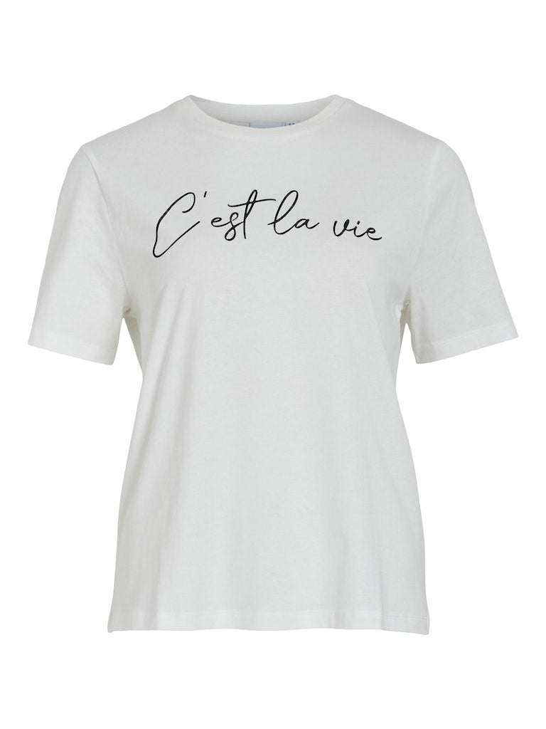 T-shirts korte mouw wit VILA