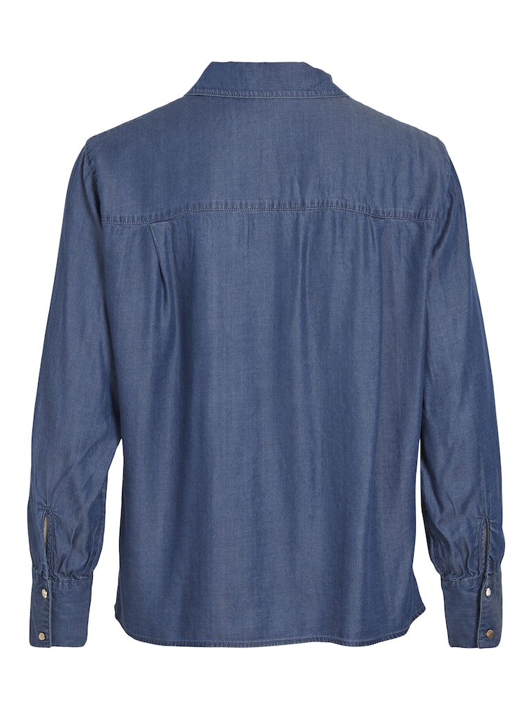 Blouses lange mouw blauw VILA