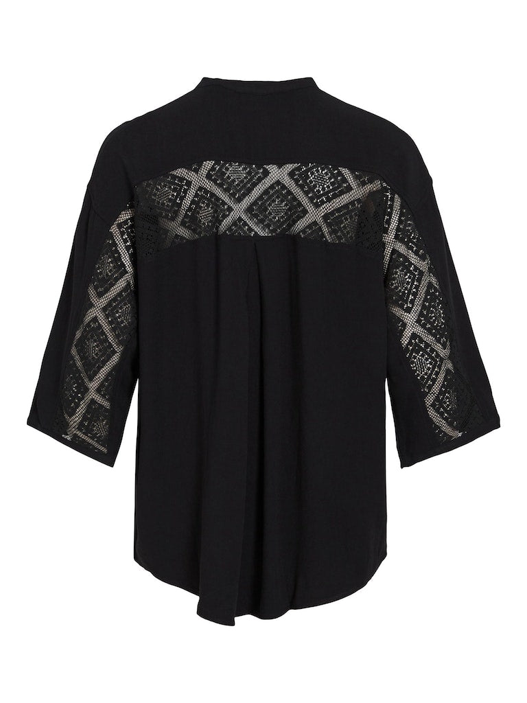 Blouses lange mouw zwart VILA