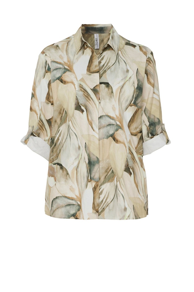 Blouses lange mouw beige TONI