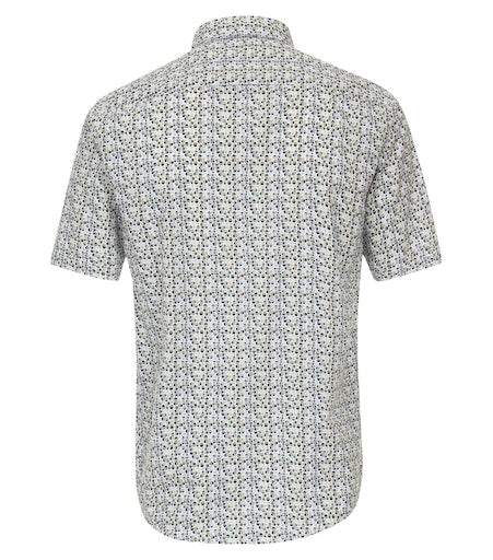 Hemden korte mouw blauw Casa Moda