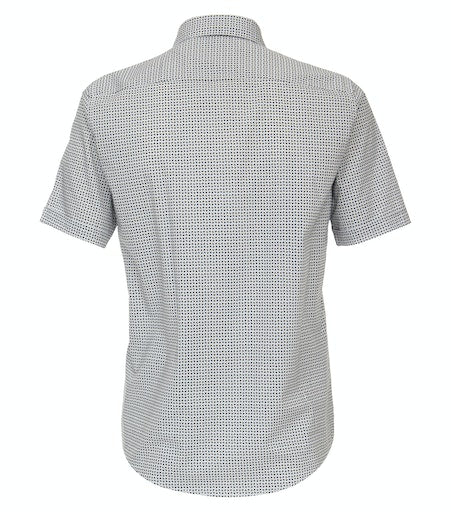 Hemden korte mouw blauw Casa Moda