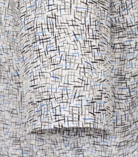 Hemden korte mouw blauw Casa Moda