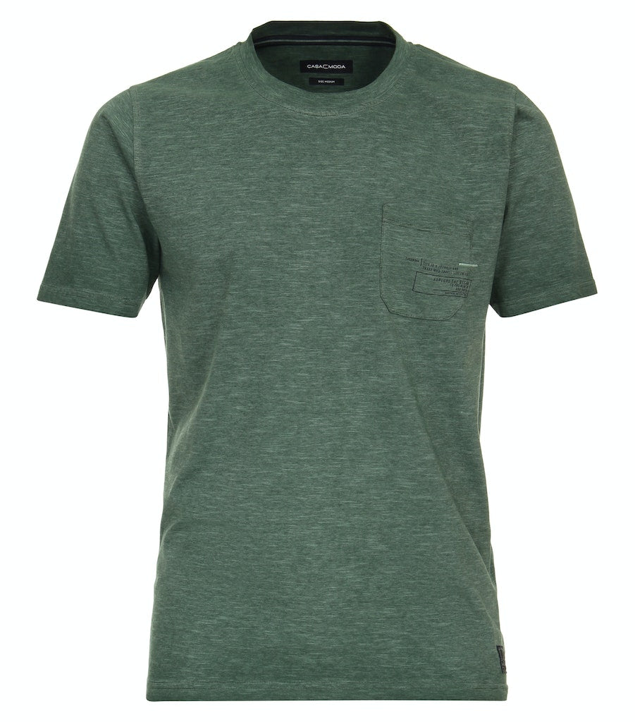 T-shirts korte mouw groen Casa Moda