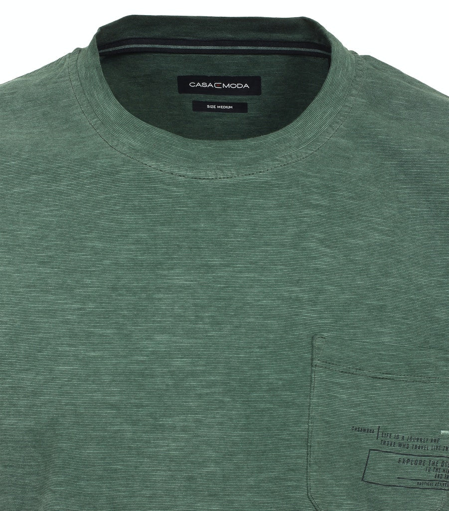 T-shirts korte mouw groen Casa Moda