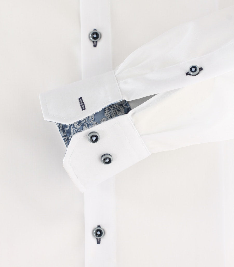 Hemden lange mouw wit VENTI