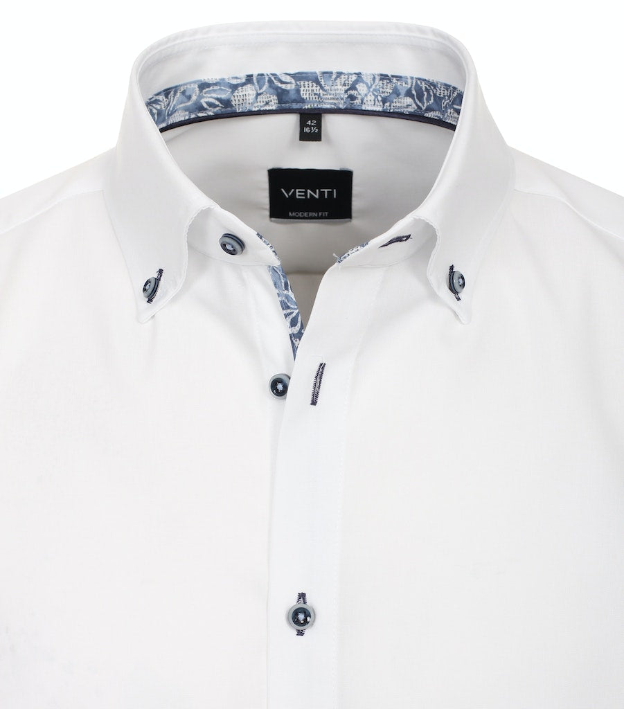 Hemden lange mouw wit VENTI