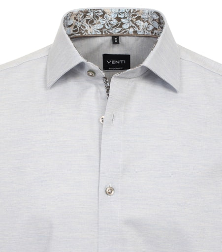 Hemden lange mouw blauw VENTI