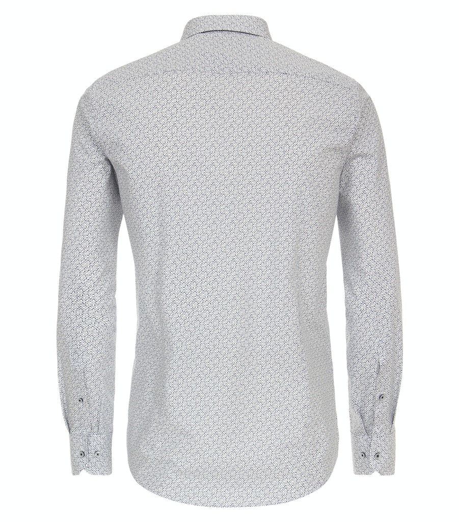 Hemden lange mouw blauw VENTI