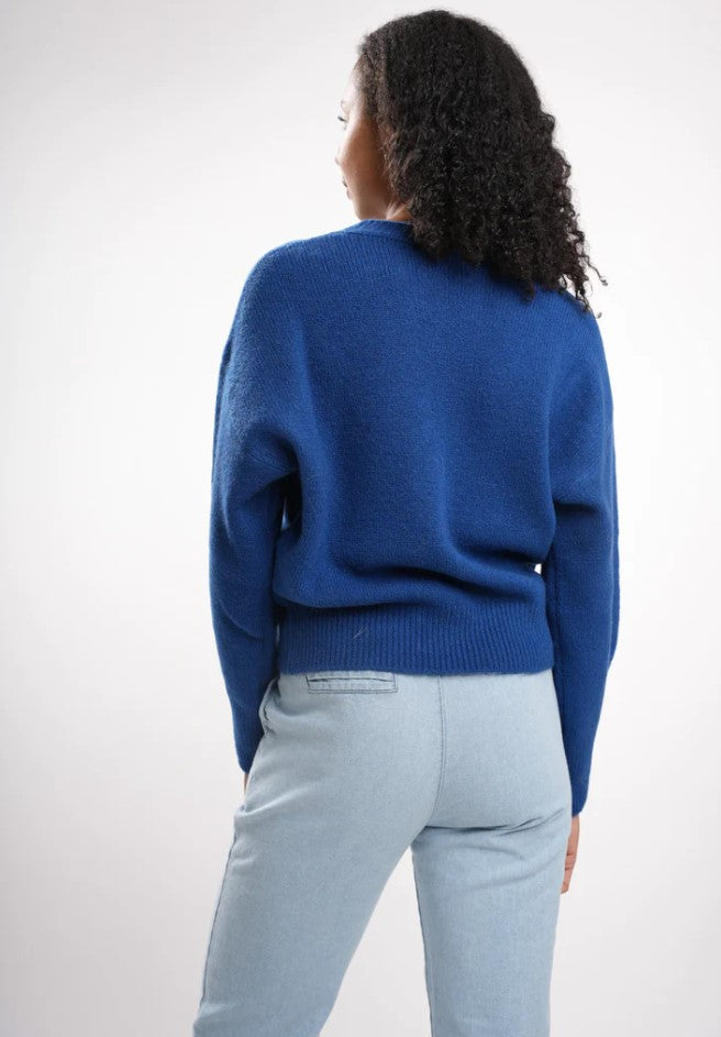 Pulls blauw BLACK ROSE