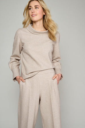 Blouses lange mouw bruin Marie Méro