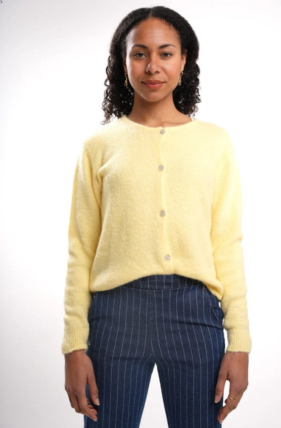 Cardigans geel BLACK ROSE