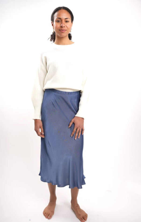 Rokken blauw BLACK ROSE